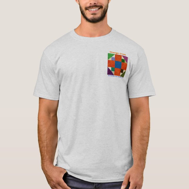 Camiseta anaranjada del agolpamiento (Anverso)