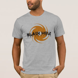 Camiseta anaranjada del logotipo de las