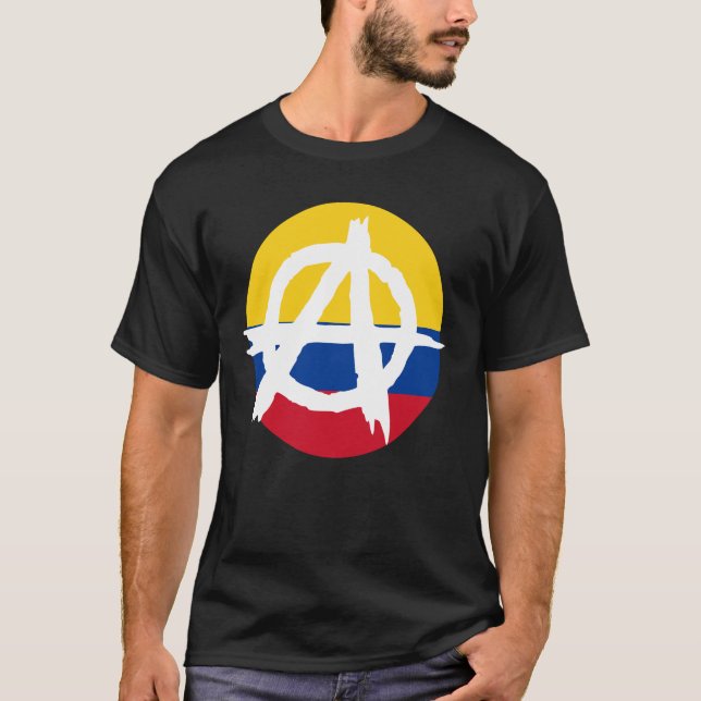 Camiseta anarcho colombia (Anverso)