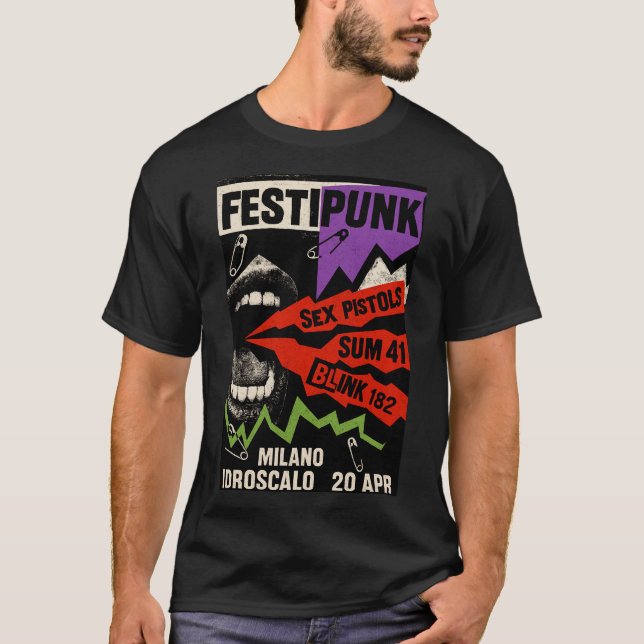 Camiseta Anarchy Punk Fest: Rebel Sounds (Anverso)