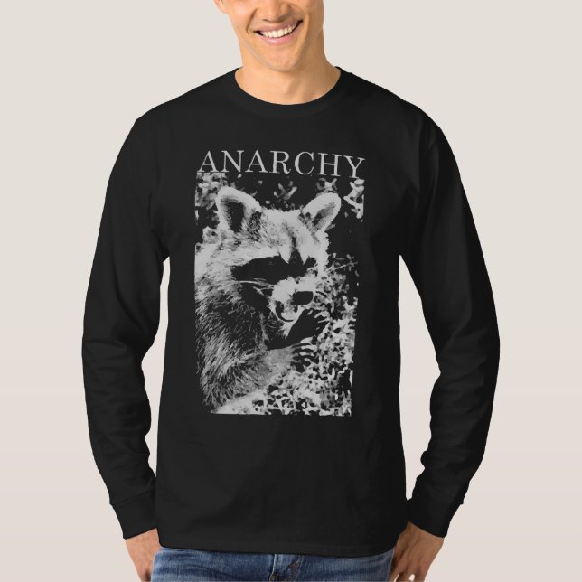 CAMISETA ANARCHY RACCOON FUNNY (Anverso)