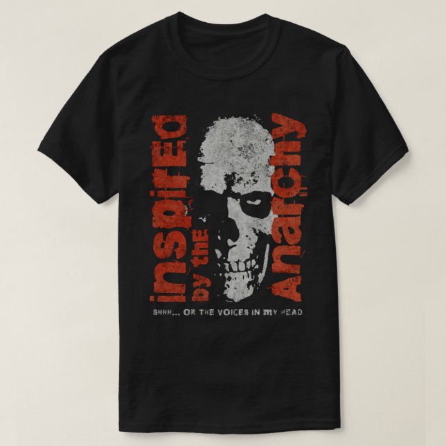 Camiseta Anarchy Skull Rebellion Tee (Diseño del anverso)
