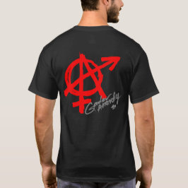 Camiseta Anarquía del género (impresión trasera) - obra
