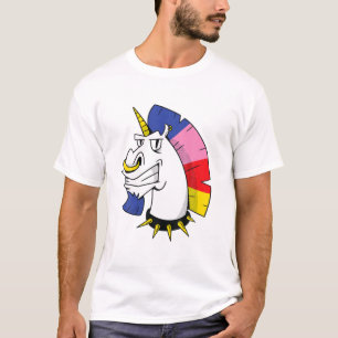 Camiseta Anarquía del punk Unicornio Animal Classic Vegan 9