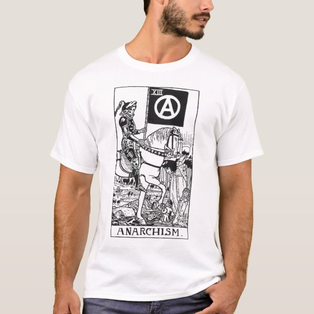 Camiseta Anarquismo gótico (Anverso)