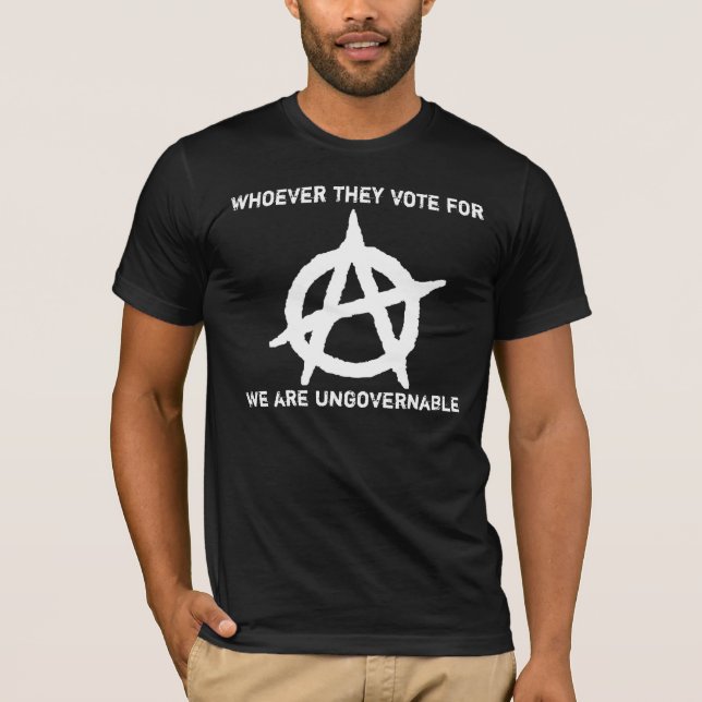 Camiseta Anarquismo - ingobernable (Anverso)