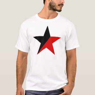 Camiseta Anarquismo negro y rojo del Anarcho-Sindicalismo