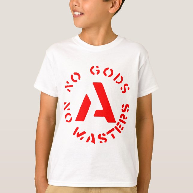 Camiseta Anarquismo - ningunos dioses ningunos amos (Anverso)