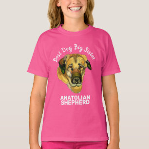 Camiseta Anatolian Shepherd acuarela mejor perro hermana ma