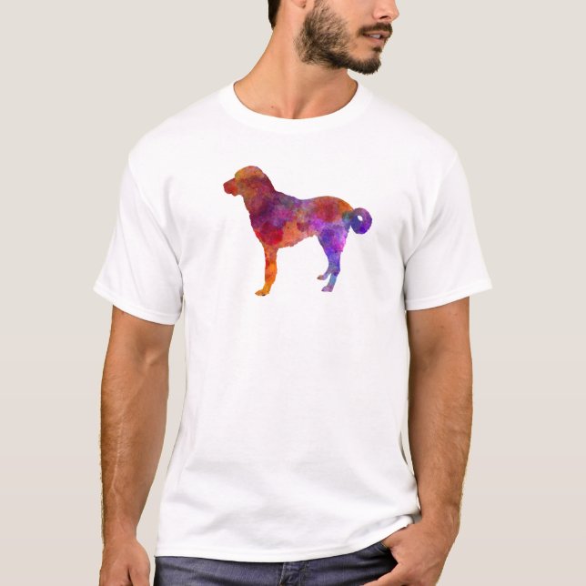 Camiseta Anatolian Shepherd Dog in watercolor (Anverso)