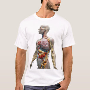 Camiseta Anatomía artística: Revelando el intrincado cuerpo