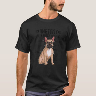 Camiseta Anatomía Bulldog francés Perro Frenchie 1