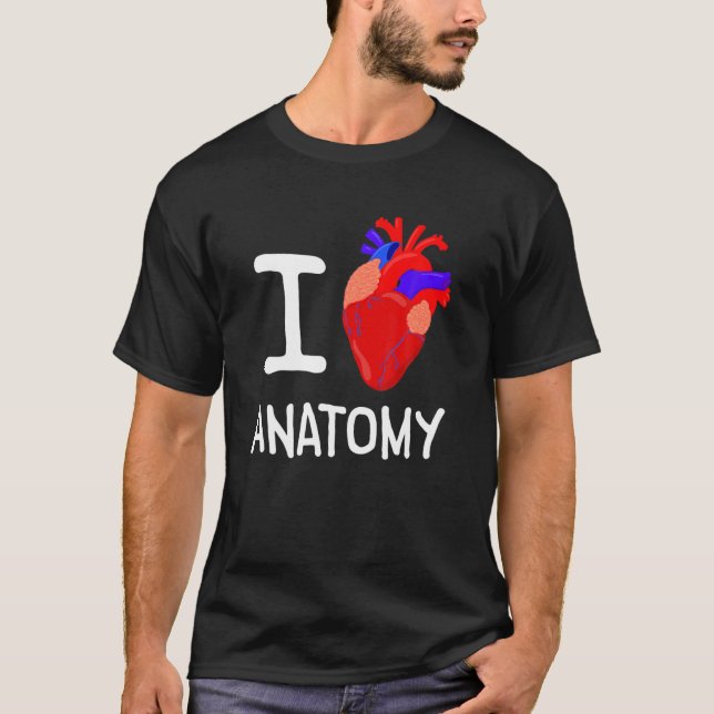 Camiseta Anatomía cardíaca Cardióloga de profesores de salu (Anverso)