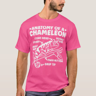 Camiseta Anatomía Chameleon De Un Chameleon 1
