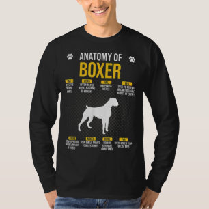 Camiseta Anatomía De Boxer Dog Lover