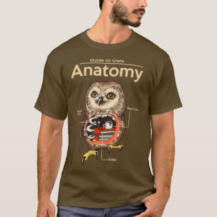 Camiseta Anatomía de búhos