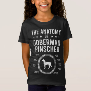 Camiseta Anatomía de Doberman Pinscher Dog Lover