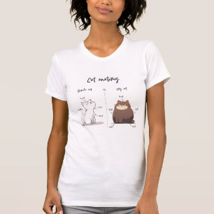 Camiseta Anatomía de gato