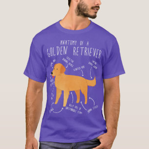 Camiseta Anatomía de Golden Retriever 3