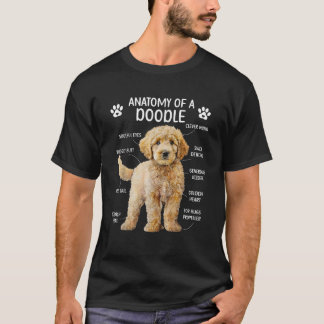 Camiseta Anatomía De Goldendoodle, Propietario De Doodle