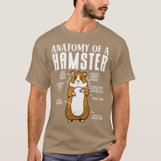 Camiseta Anatomía De Hamster Lover De Un Hamster