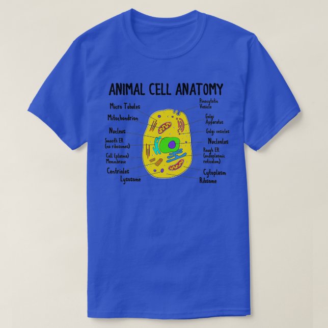 Camiseta Anatomía De La Biología De Células Animales