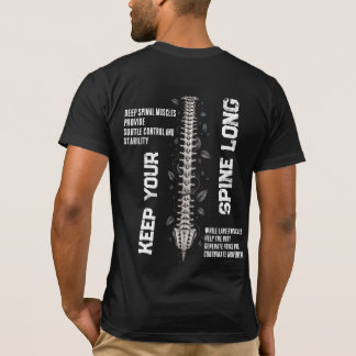 Camiseta Anatomía de la Estabilidad Espinal Larga