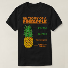 Camiseta Anatomía De La Familia Guay De Amantes De La Piña