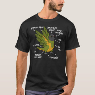 Camiseta Anatomía de loro en Senegal loro