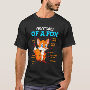 Camiseta Anatomía de niños zorros