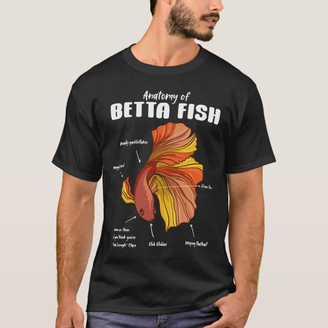 Camiseta Anatomía de peces (Anverso)