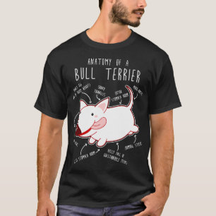 Camiseta Anatomía de perro de Bull Terrier 1