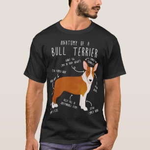 Camiseta Anatomía de perro de Bull Terrier 2