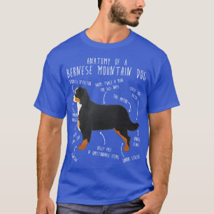 Camiseta Anatomía de perro de montaña 2 de Bernese