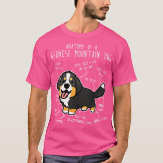 Camiseta Anatomía de perro de montaña de Bernese