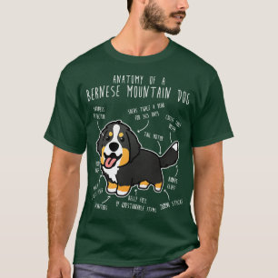 Camiseta Anatomía de perro de montaña de Bernese