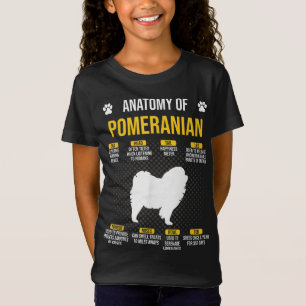 Camiseta Anatomía De Perro Pomeraniano