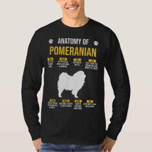 Camiseta Anatomía De Perro Pomeraniano