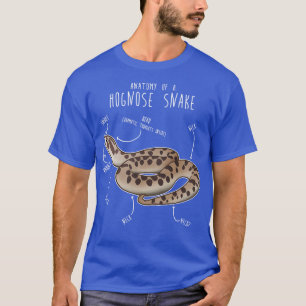 Camiseta Anatomía de serpiente Conda Hognose Anaconda
