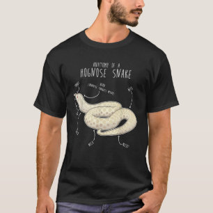 Camiseta Anatomía de serpiente de nariz de cerdo de nieve d