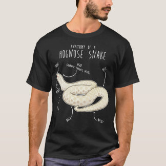 Camiseta Anatomía de serpiente de nieve Hognose
