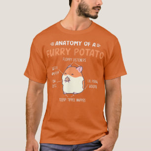 Camiseta Anatomía De Un Amante De Cerdo De La Patata De La