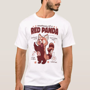 Camiseta Anatomía de un amante de los animales del Panda Ro