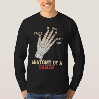 Camiseta Anatomía De Un Amante De Los Videojuegos Jugadores