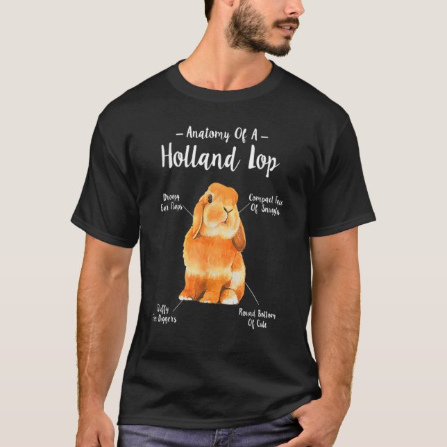 Camiseta Anatomía De Un Amante Divertido De Holanda (Anverso)