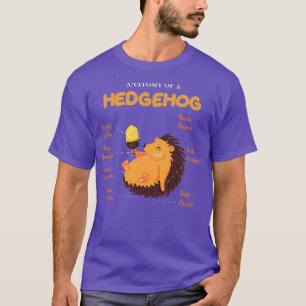 Camiseta Anatomía De Un Animal Cutáneo De Hedgehog