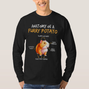 Camiseta Anatomía De Un Animal Mascota De Cerdo De La Patat