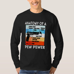 Camiseta Anatomía De Un Arma De Ammo De Refrigeración De Pe