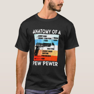 Camiseta Anatomía De Un Arma De Ammo De Refrigeración De Pe