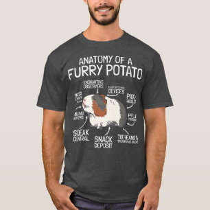 Camiseta Anatomía De Un Cerdo De La Patata De La Fosa